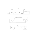 Rouleau de porte roulante machine de formation / porte en retrait de la porte de porte de porte-lattes / volet de porte à rouleaux